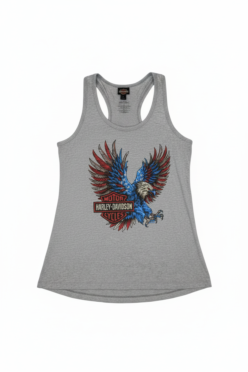 Gray Harley-Davidson Eagle Tank Top - No Hangtag