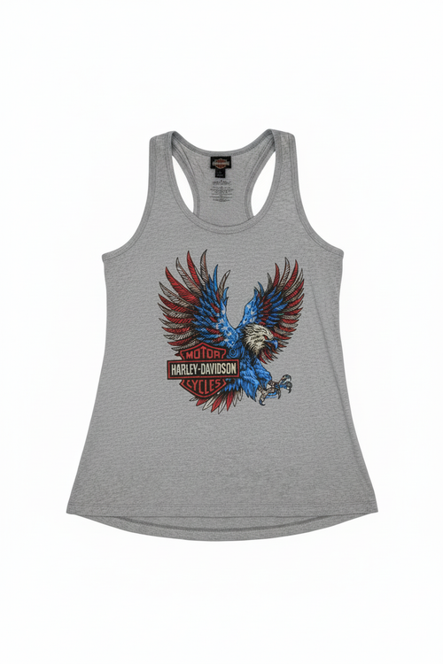 Gray Harley-Davidson Eagle Tank Top - No Hangtag