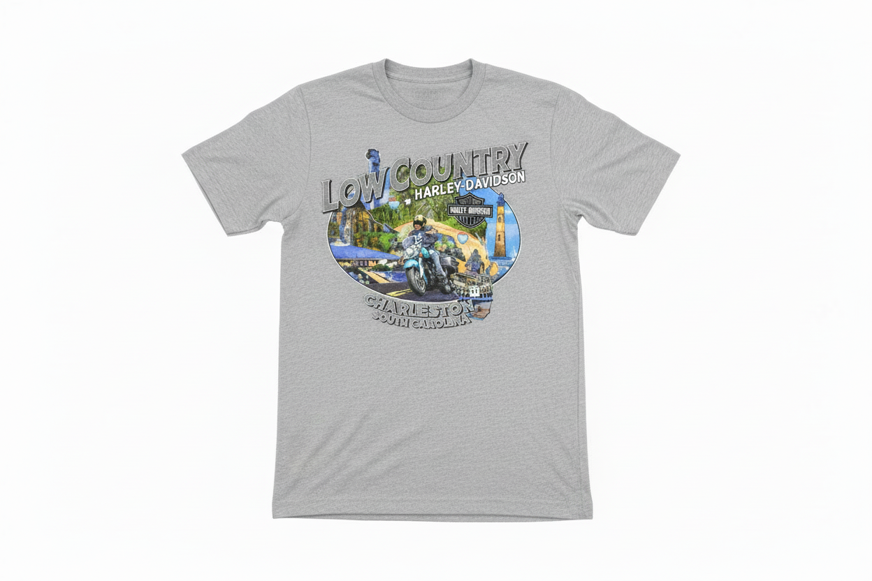 Light Gray Low Country Charleston Tee - Larger