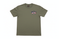 Olive Low Country Chest Logo Tee Front